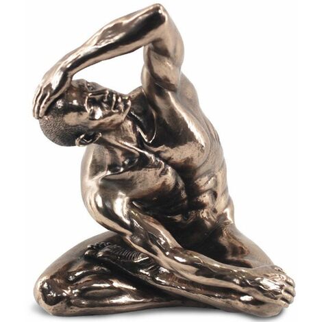 Statuette en résine Homme nu 22 cm