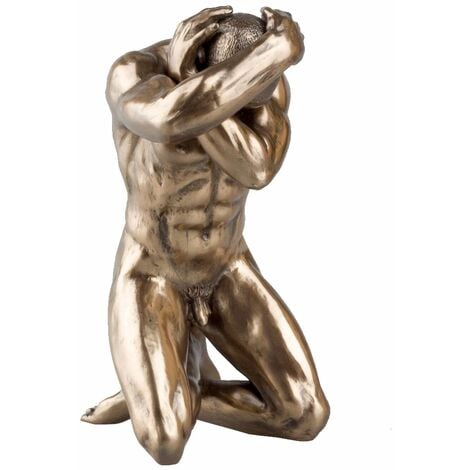 Statuette en résine Homme nu