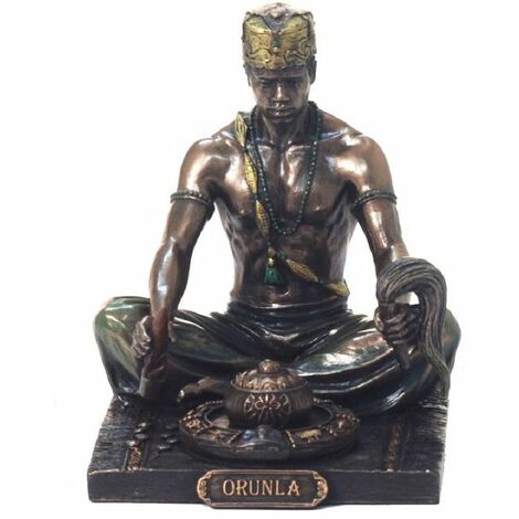 Statuette en résine Orunla ou Orula 12.5 cm