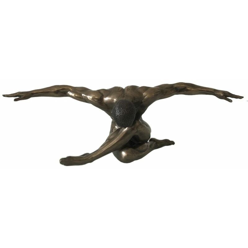Statuette en résine Homme nu 44 cm