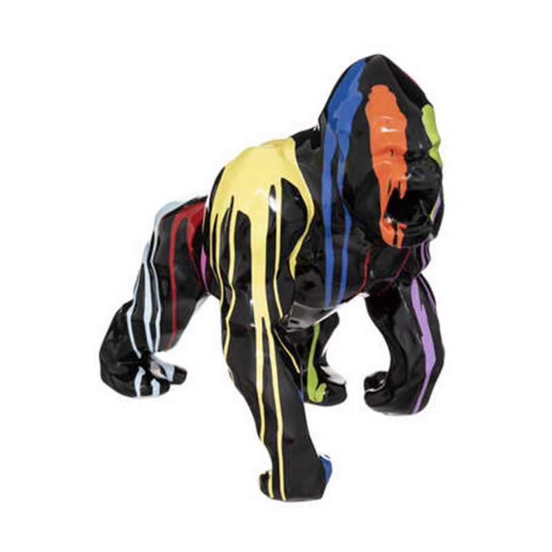 Statuette Gorille Déco 'Trash' 45cm Noir