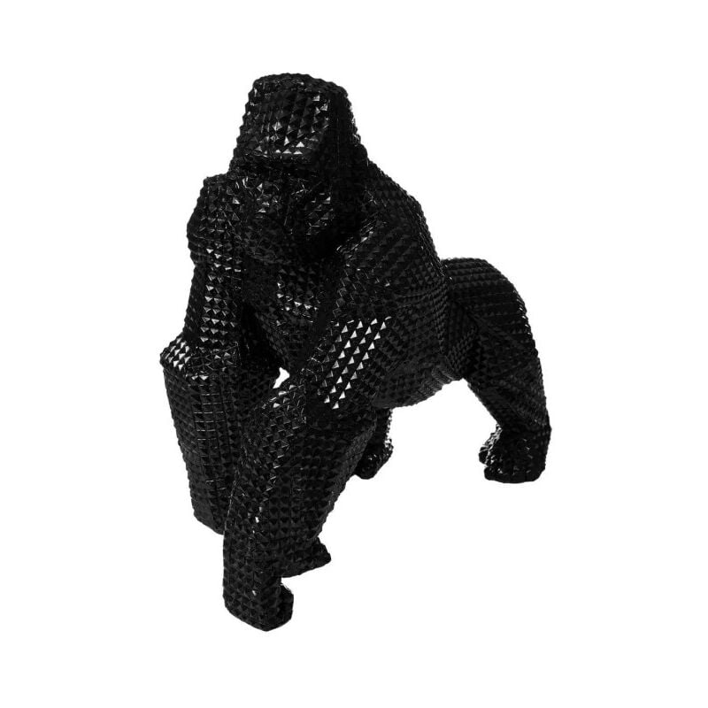 Statuette Gorille Design 'Ivan' 42cm Noir