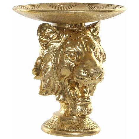 Statuette Lion doré en résine