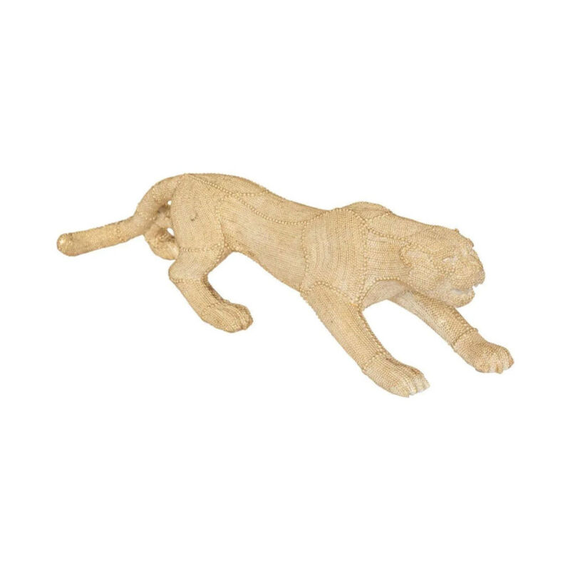 Statuette Panthère Déco 'Dusan' 59cm Or