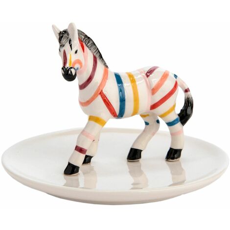 Statuette porte-bijoux Zèbre