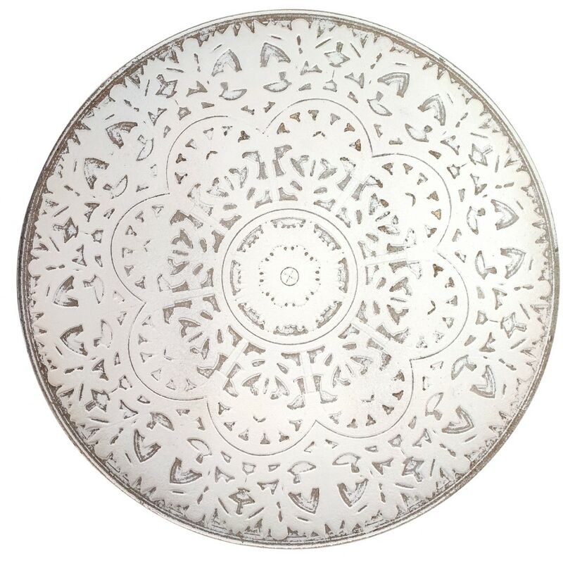 Signes Grimalt - Mur Adorno Plate Plaque mosaïque plaques en bois blanc 3x40x40cm 26890