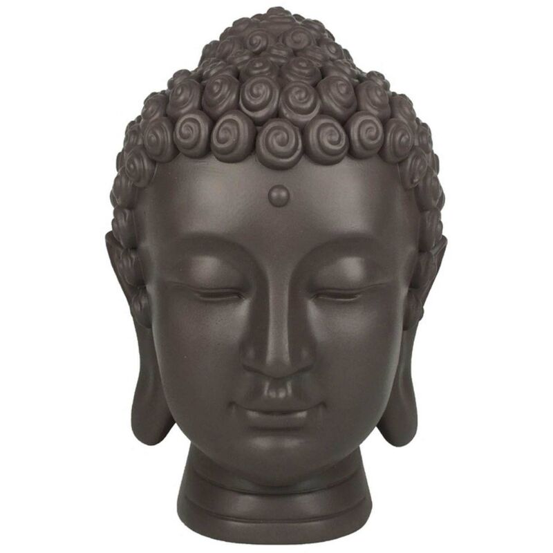 Statuette tête bouddha en polyrésine