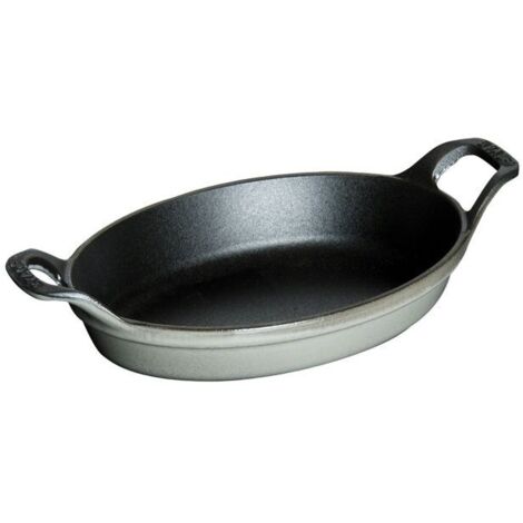Staub Auflaufform grau-graphit 250 ml emaillierte Gusseisen