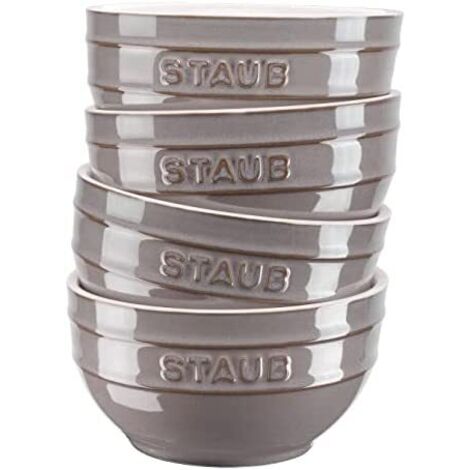 Staub Ceramique Form 700 ml Grau Rund