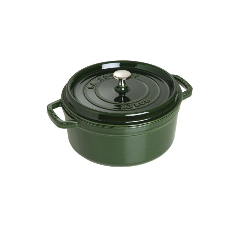 Staub Cocotte Rund Basilikumgrün 24 Cm 40509-356-0