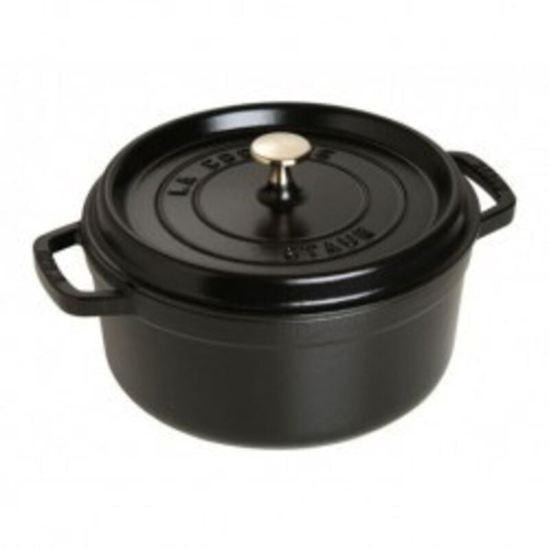 Cocotte ronde Noir 24 cm Cocotte - Staub
