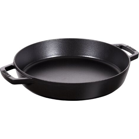 Staub Padella per paella, ghisa, nero, 34 cm