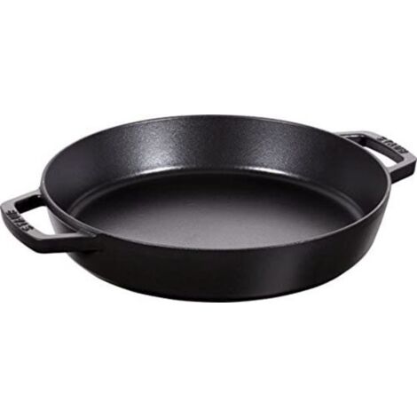 Staub Sartén de Hierro Fundido Esmaltado Negra 34 cm