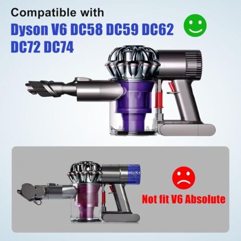 Staubbehälter für Dyson V6, DC58, DC61, DC59, DC62 mit Auffangbehälter, geeignet für B-Port-Schnittstelle