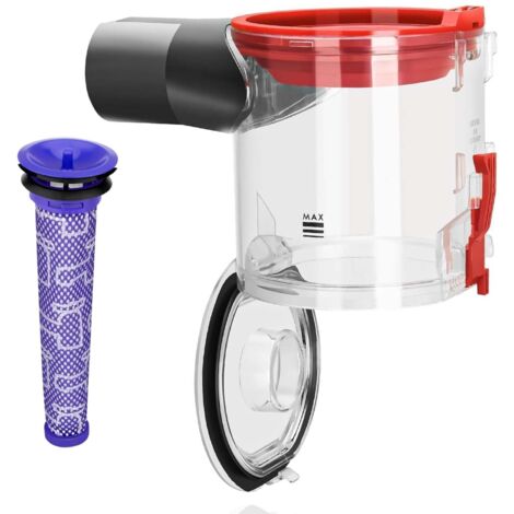 Staubbehälter für Dyson V7 V8 SV10 SV11 Staubsauger, Hochwertiger Staubsammeltopf Ersatzteile, Dyson Staubeimer &amp Abfallbehälter Zubehör