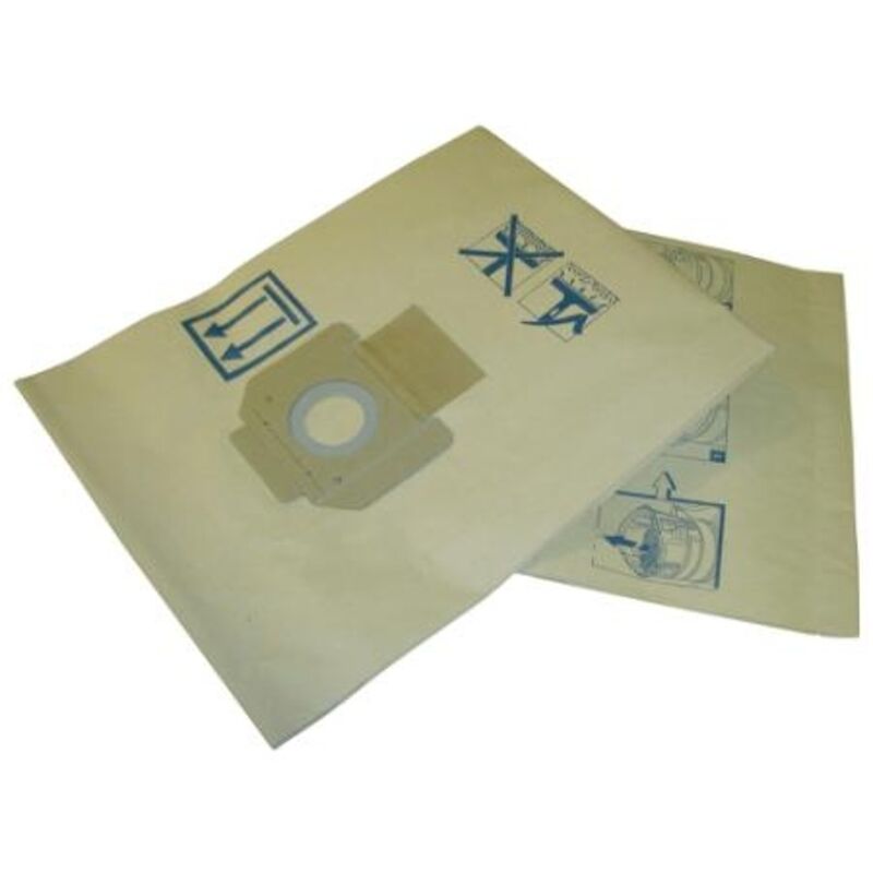 Filtersack 5 Stück für Industriesauger Zubehör für Staubsauger - Nilfisk