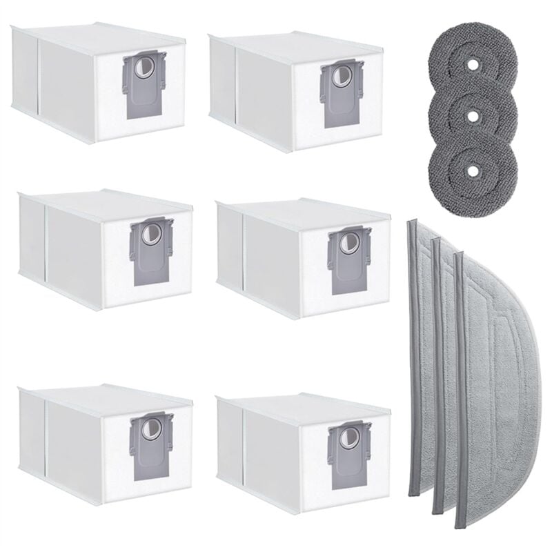 Image of Staubbeutel Mopp-Pads Roboter-Staubsauger-Zubehör-Set