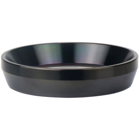 Staubdichter Dosiertrichter aus Aluminiumlegierung, 58 mm Universalring schwarz für Kaffee und Küche