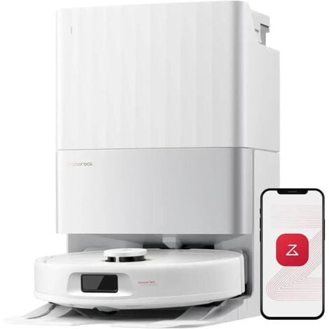 Staubsauger Roboter roborock Qrevo S5V ,12000Pa, Warmlufttrocknung,selbstreinigend, automatische Entleerung, automatisches Nachfüllen, Anti-Wirrwarr und zwei sich drehenden Mopps (aktualisierte Versio