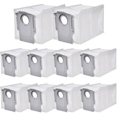 Staubsaugerbeutel für Roborock, 10er-Packung Staubsaugerbeutel für Roborock Q Revo. Zubehör: Staubsaugerbeutel für Saugroboter, Staubbeutel, Ersatzbeutel mit großem Fassungsvermögen, Filterbeutel, Ers