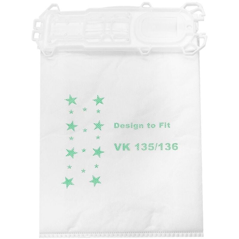 Image of Staubsaugerzubehör für VK135 VK136 10 Staubbeutel