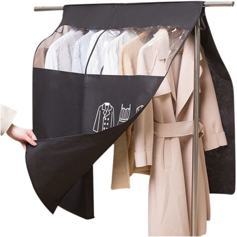 Staubschutzhülle aus Vliesstoff für Kleidung, schützt Kleiderschränke und Kleiderbügel