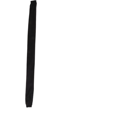 Staubschutzhülle mit Reißverschluss, aus Flanellstoff, 60 cm lang, 5 cm breit, schwarz
