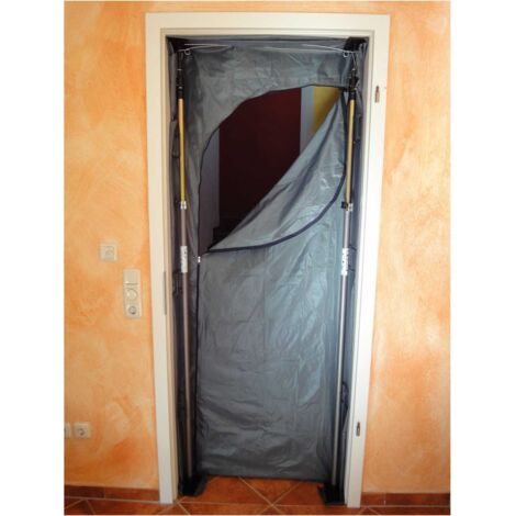 Staubschutztür / -wand 310x130cm Klettverschl.