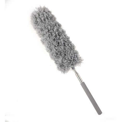 Staubwedel, Teleskop-Mikrofaser-Staubwedel mit Edelstahlgriff, waschbar, ideal zum Entfernen von Staub aus Ihrem Zuhause oder Auto