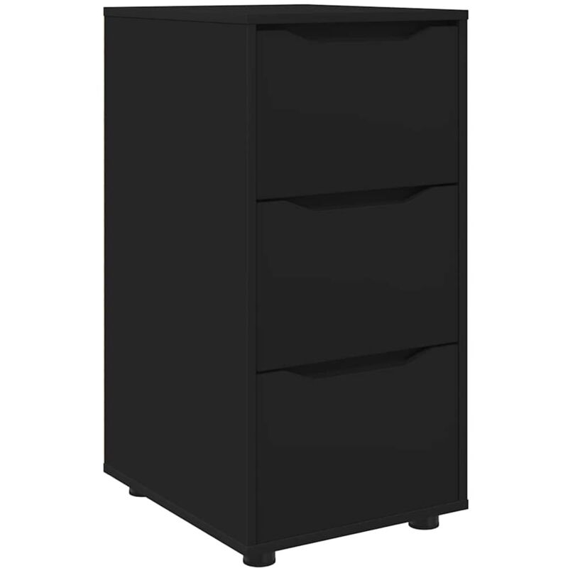 Aufbewahrungsschrank Schwarz 40 X 48 X 81 Cm Holzwerkstoff Vidaxl