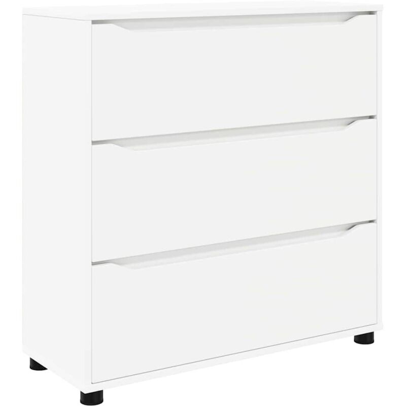 Aufbewahrungsschrank Weiß 80 X 31 X 81 Cm Holzwerkstoff Vidaxl