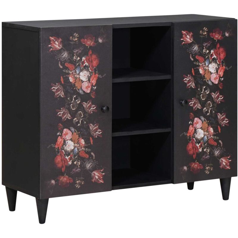 Stauraumschränke Mehrfarbig 90 X 33, 5 X 75 Cm Massivholz Mango Vidaxl