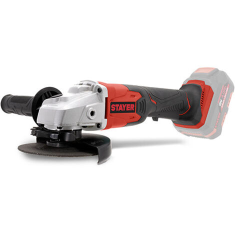 STAYER AGR L20 Smerigilatrice Angolare a Batteria 115 mm 18 V  Senza Batterie