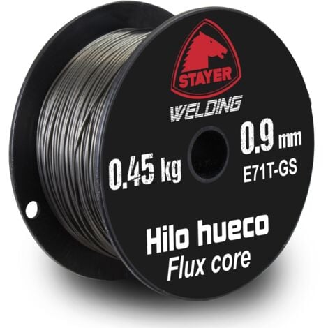 STAYER IBERICA Bobina Hilo Soldar Hueco Flux Core 0,9mm 1Kg 2.769