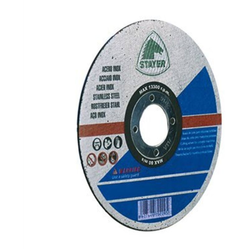 

DISCO CORTE EXTRAFINO INOX 125x1