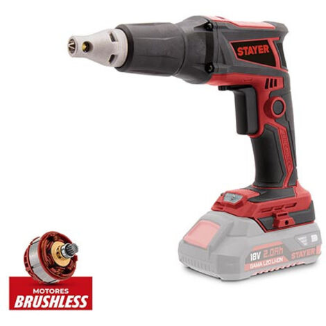 STAYER DWS L20 Avvitatore x Cartongesso a Batteria 18 V Senza Batterie