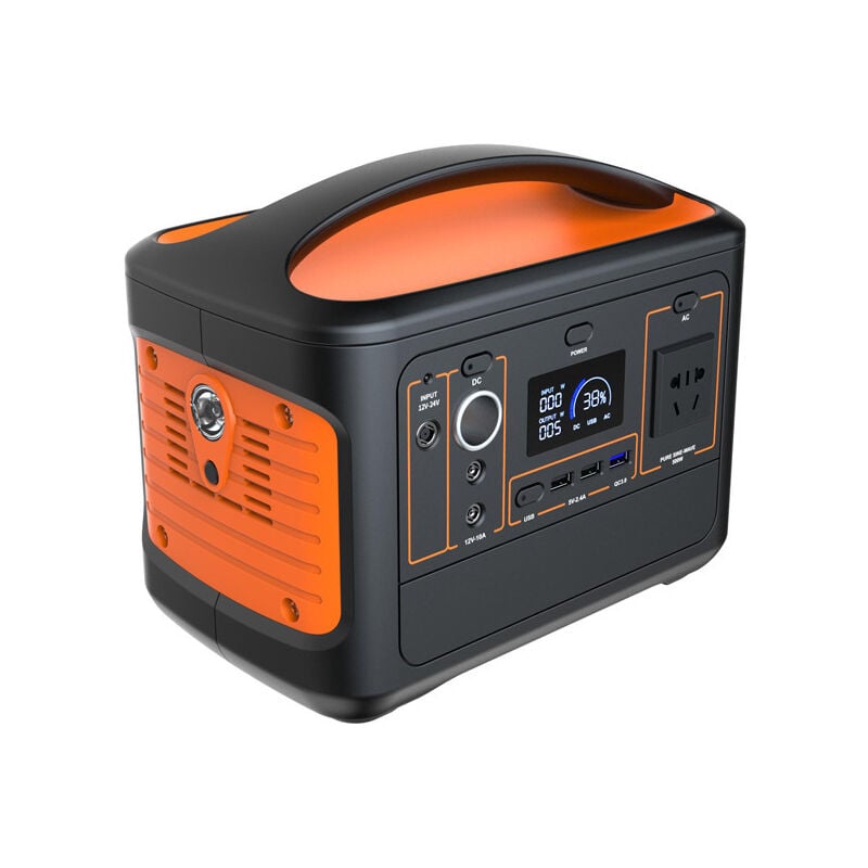 Image of Zoternen - Generatore solare di backup per generatore di corrente mobile da 600 w 100‑240 v della centrale elettrica portatile per presa europea