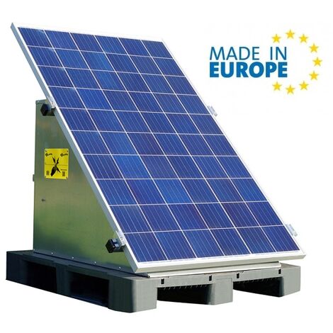 Set Pannello Solare 5W e Batteria 12V Per Elettrificatori - Rif. 01214