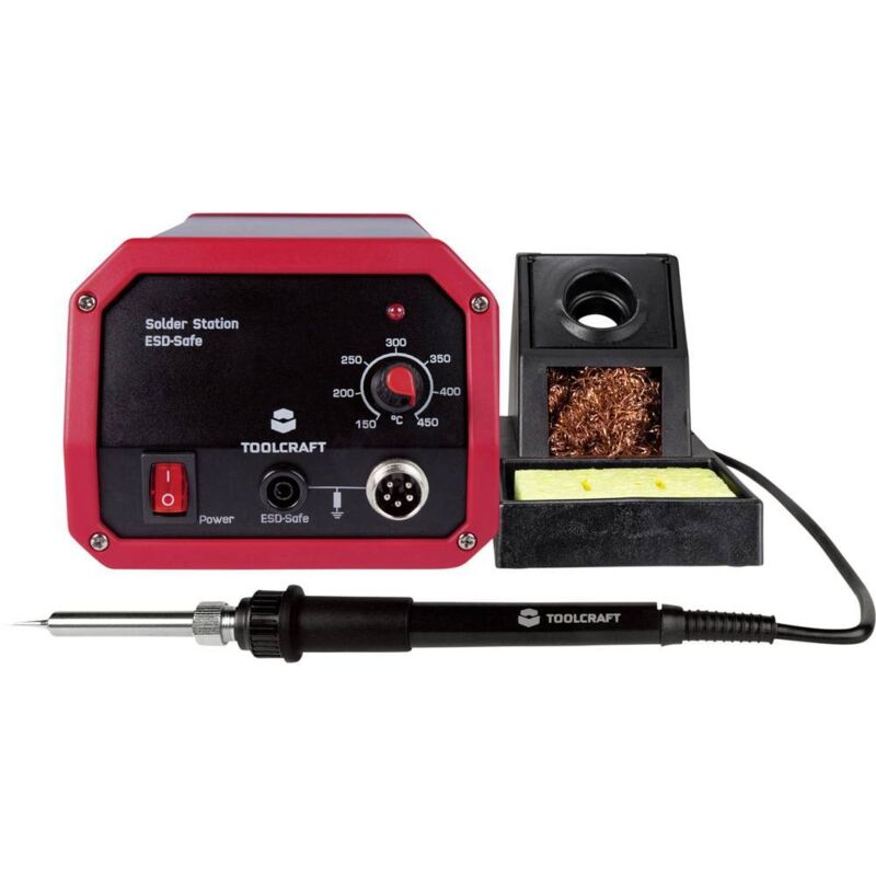 Image of Toolcraft - ST-50A Stazione di saldatura analogica 50 w 150 - 450 °c incl. Punta di saldatura