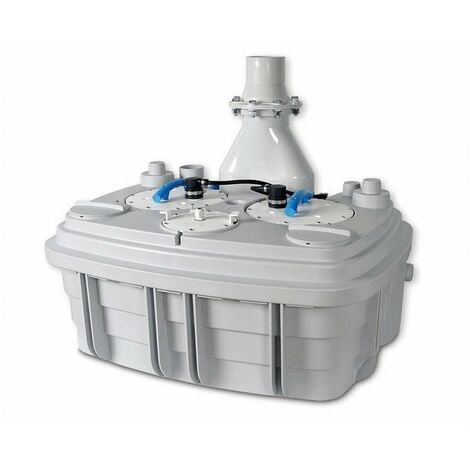 Stazione di sollevamento ad alte prestazioni 0052TRISMART SANICUBIC 2XL TRISMART con 2 pompe vortex e modulo di allarme, IP68 SFA