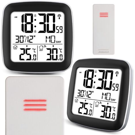 Stazione meteorologica con display BD-903 argento