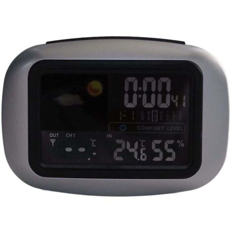 Stazione meteorologica con termometro, display a colori, termometro igrometro per serre, uffici, case