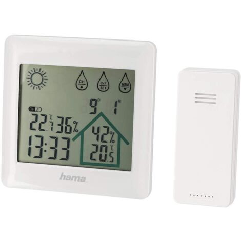 Stazione Meteorologica Multifunzione Hama 00186412 Bianco
