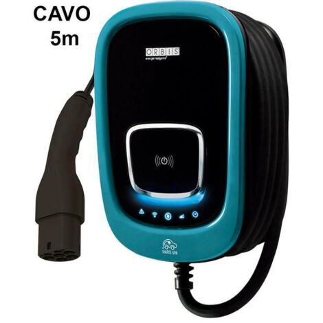 Stazione Ricarica Viaris Uni CT274 Monofase, 7.4 kW 32A, Connettore TIPO 2, Auto Scooter
