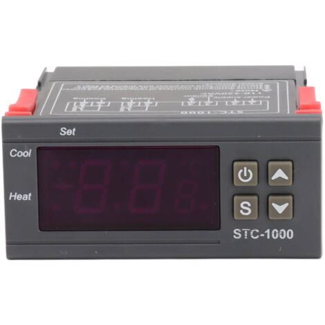 Stc 1000 Thermostat Switch Electronic Digital Display Microcomputer Temperature Controller Switch Aquarium Hatching Thermostat 110V‑220V