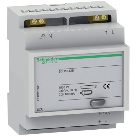 STD - télévariateur - lampes fluorescentes 1-10V - DIN - commde éclairage simple (CCTDD20011)