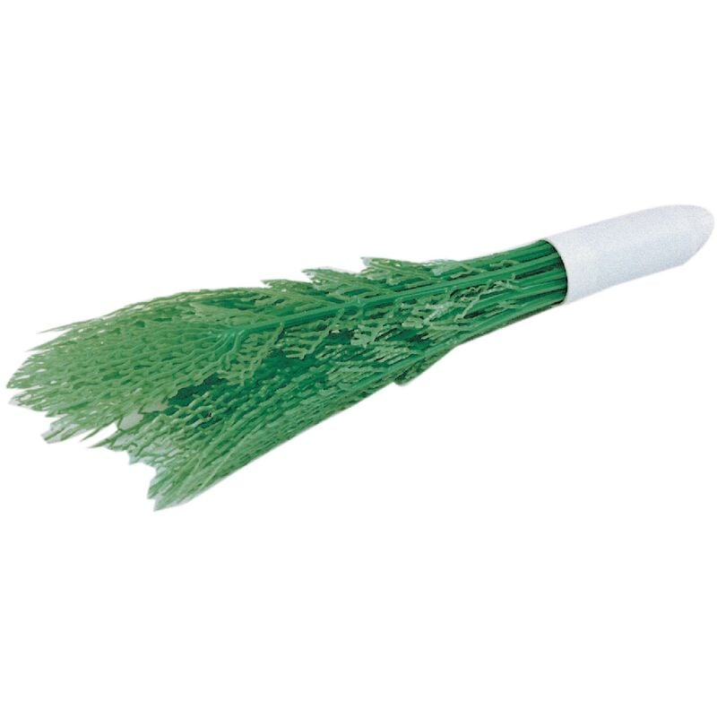 Balai poubelle Art.018 en plastique vert avec branches 76 cm sans manche balai pour exte'rieur
