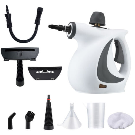 Steam cleaner 1050 W – 3.2 bar pressure – 9 accessories – Effective cleaning of carpets, tiles, sofas, curtains