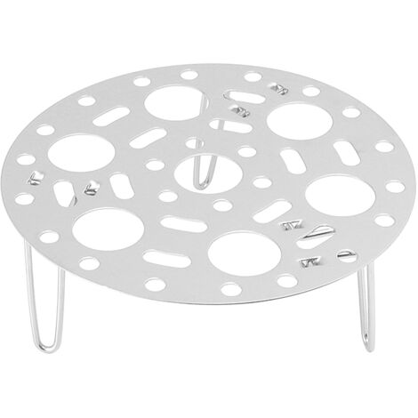 Steaming Rack Stainless Foldable Multi Function Steel Steaming Tray Dumplings Egg Steaming Tool for Home Restaurant Silver