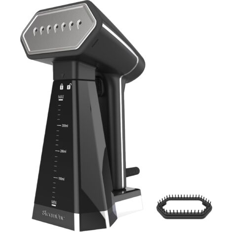 STEAMONE -Stiratore da viaggio 2000W 30g/min- Ferro da stiro portatile compatto (400 ml)- Rimuove il 99,99% dello sporco- Pronto in 40s per tutti i tessuti- Cavo da 3m - Spazzola inclusa - EUSN400B